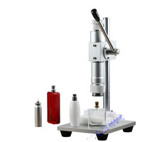 Vente en gros semi-automatique pneumatique verre plastique parfum bouteille machine à pompe sertissage scellage fermeture machine