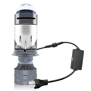 Lente H4, Faro Delantero LED, Proyector, Blanco Amarillo, Focos LED para Bombilla LED de Alta Potencia de 150w, LED H4 Canbus 12v, Luces LED Todoterreno - Product Image 3