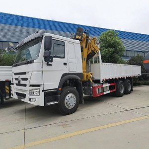 รถบรรทุกติดเครนพับได้ HOWO ใหม่เอี่ยม 6x4 พร้อมเครนสำหรับขาย - Product Image 2