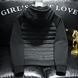 Chaqueta de Plumón para Hombre, Estilo Minimalista, para Viajes de Negocios, 90% Plumón de <span class=keywords><strong>Pato</strong></span>, con Capucha, Talla Grande, Resistente al Viento, Cálida, Corte Ajustado, Nueva Colección 2025 - Product Image 3
