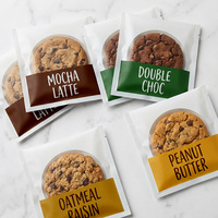 Sachet plat 100g pour biscuits, impression numérique, marque privée, anti-odeur, refermable, sachet individuel en Mylar pour biscuits et snacks