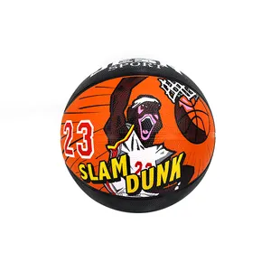 Оптовая продажа, высококачественный резиновый баскетбольный мяч для тренировок