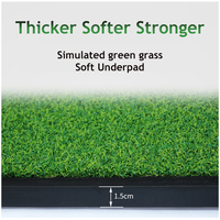 Aide à l'entraînement au swing de golf en intérieur, 360 Rotation Golf Swing Mat Golf Swing Simulator Trainer