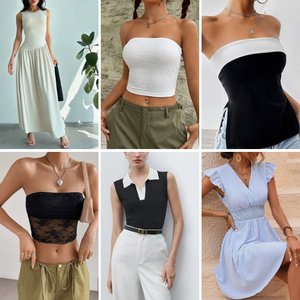 2024休闲夏季女装短装字母印花裁剪上衣t恤短裤搭配夏季女装两件套 - Product Image 4