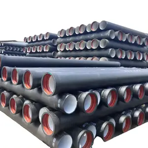 DN100 DN125 DN150 DN300 DN400 DN600 Ductile Iron Cast Pipe For Underground Water Supply 5.7m-5.8m DN80-400 Ductile Iron Pipetube