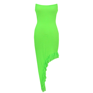 Verified Supplier Neon Green Dresses Soft Bamboo Spandex Material |  Alibaba.com