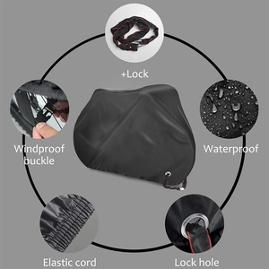 Logotipo personalizado impermeable <span class=keywords><strong>bicicleta</strong></span> lluvia cubierta duradera a prueba de polvo al aire libre <span class=keywords><strong>bicicleta</strong></span> cubierta de alta calidad cubierta de la <span class=keywords><strong>bicicleta</strong></span> - Product Image 3