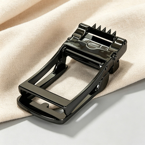 Boucle de ceinture rotative réversible noire mate 35 mm en alliage de zinc durable, boucle de remplacement pour ceintures en cuir pour hommes, décontractées et professionnelles - Product Image 4