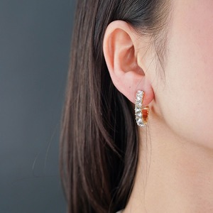 Pendientes de moda lujosos para mujer en forma de C exquisito diseño de nicho tachuelas de circón patrón geométrico de diamante completo PERNO DE MODA - Product Image 2