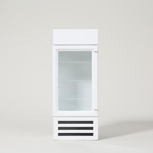 1:12 DIY modelo en miniatura de madera Pantalla de bebidas refrigerador Vertical casa de juegos muebles para casa de muñecas - Product Image 6