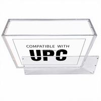 Vitrine en acrylique résistante aux UV avec couvercle magnétique pour la collection Pokémon Ultra Premium Charizard UPC, boîte de rangement moderne