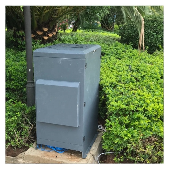 28u IP65 Sheet Metal Server AC Cabinet Electrical Equipment Enclosure Waterproof Network Cabinet Outdoor