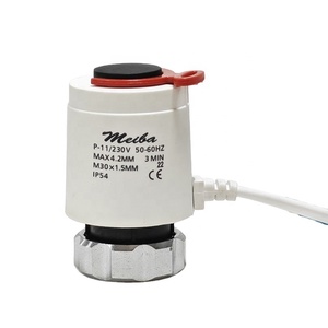 Válvula Actuadora Térmica Eléctrica de 230/24V, Diseño Moderno, 2 Cables NO NC, Colector para Hotel, Calefacción por <span class=keywords><strong>Suelo</strong></span> Radiante, Protección IP54 - Product Image 1