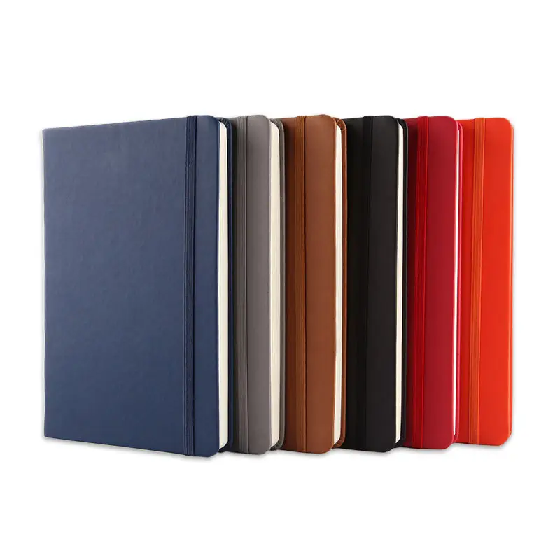 2024 Promotional Wholesale Printed A4 A5 A6 Notebook Professional Journal Diary Notebook PU Leather Notebook