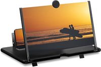 10 Inch Waterproof ABS Mobile Phone Screen Magnifier HD Video Amplifier Stand Bracket Folding Desk Holder