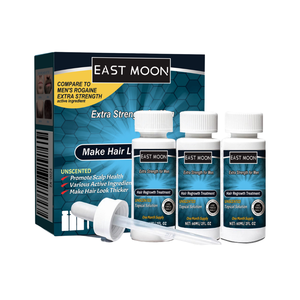 Solución para el Crecimiento del Cabello East Moon, Suero Anticaída para el Crecimiento de la Barba, 60 ml, Fórmula Concentrada de Aceite de Jengibre para Barba - Product Image 1