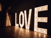 Lettres lumineuses géantes « Marry Me » de 4 pieds, lettres lumineuses « Love », décoration d'événement, 50 23 lettres géantes lumineuses