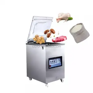 DZ400 Factory Price Food Shrimp Meat Fish Vacuum Sealer Shop Use Industrial Vertical Vacuum Packaging Machine