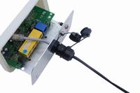 Conector RJ45 Impermeable para Montaje en Panel GIET, Acoplador de Cable Ethernet LAN 8P8C, Tapa Impermeable/Antipolvo con Dos Tapas Protectoras 8p8c