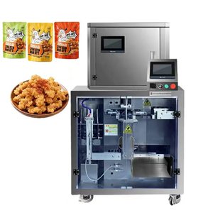 Machine de remplissage et d'emballage de sachets à fermeture éclair pour biscuits, céréales, chocolats, bonbons, avec pesage, mini-machine monoposte verticale - Product Image 3