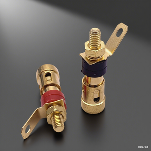 Rasantek פרמיה 4 מ "מ הודעות כריכות בננה-מסופי רמקול <span class=keywords><strong>hifi</strong></span> קישוריות אודיו מעולה ומערכות וידאו - Product Image 4