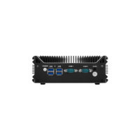 Compacte ventilatorloze pc 12-24V Laag energieverbruik Prijs Intel Core i7 16GB RAM 256GB NVMe Ingebouwde industriële minicomputer