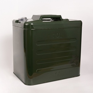 Bidon à <span class=keywords><strong>essence</strong></span> carré en <span class=keywords><strong>métal</strong></span> 10/15/20/25/30/35/40 litres Vert en fer pour carburant - Product Image 4