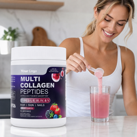 Collagène en poudre nano pur de type II, issu de cartilage de bœuf, de poulet et de poisson, 90% Halal, boisson, 1kg, usine OEM ODM