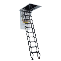 Échelles en Aluminium pour loft accès échelle télescopique bleu couleur GT-AL01