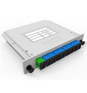 Divisor PLC de Fibra Óptica FASO SC APC 1X16 en Cassette para FTTH con 10 Años de Garantía, Fibra Óptica Desnuda - Product Image 1