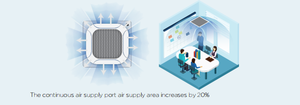Sistema HVAC Inteligente con Dos Termistores, Control de 5.6kw 19.1kbtu, Cassette de Cuatro Vías, Aire Acondicionado Central VRF para Interiores de Escuelas - Product Image 4