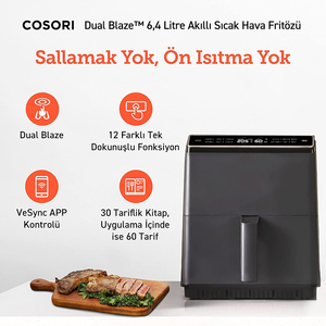 双加热空气油炸锅智能触摸控制空气油炸锅批发炸鸡不锈钢食品级数字空气油炸锅 - Product Image 3