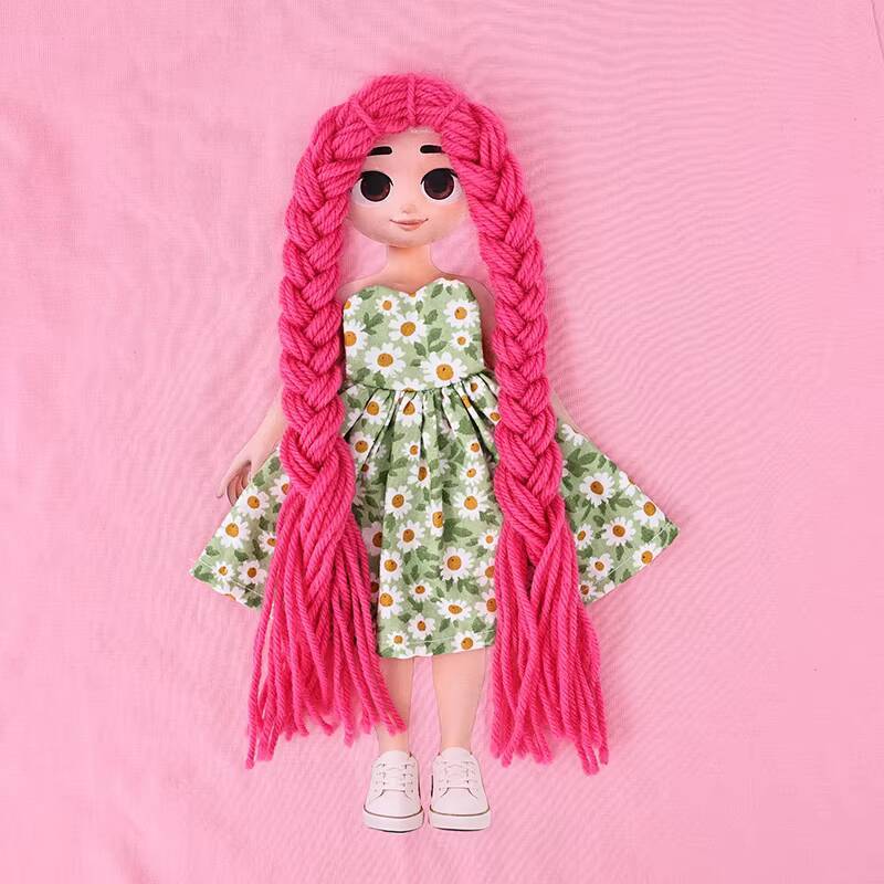 Coiffure rose - 4