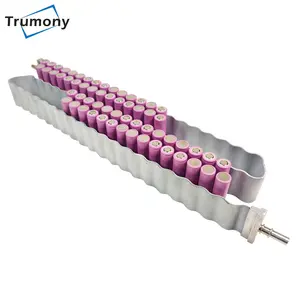 Trumony 21700 EV Cylindrical Battery Module Cooling 3003 Aluminum Extruded Snake Water Cooling Tubes