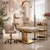 Table de massage et lit de beauté électrique professionnel pour salon de beauté, spa, et extensions de cils