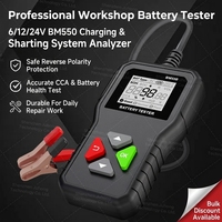 Analizador de Baterías BM550 Multi-Idioma con Análisis de Ondas y Pulsaciones, 6V 12V 24V, con Logotipo Personalizado al por Mayor