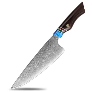 XITUO 8 इंच कसाई महाराज चाकू दमिश्क स्टील तेज टुकड़ा करने की क्रिया कट मांस काट क्लीवर चाकू रसोई उच्च गुणवत्ता उपयोगिता उपकरण