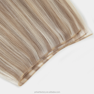 Extensions de cheveux humains russes Genius Weft, couleur blonde invisible, cuticules intactes et alignées, balayage Genius Weft - Product Image 5