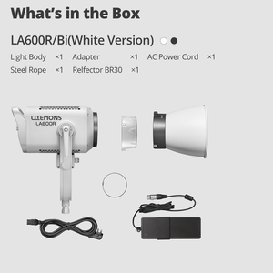 La600r La600bi 600w Rgb Full-color Led Cob Video Light prend en charge les modes Hsi/rgbw/gel/<span class=keywords><strong>fx</strong></span> pour l'éclairage photographique - Product Image 6