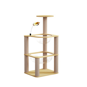 Estructura de escalada para gatos, cápsula espacial, cama multinivel para gatos, plataforma de salto, villa, área de juego y descanso, todo en uno, dropshipping - Product Image 5