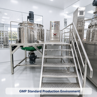 Agitateur mélangeur industriel en acier inoxydable avec moteur AC pour le mélange de détergents liquides et de produits chimiques, homogénéisateur, capacité personnalisée