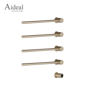 Sèche-serviettes électrique moderne à style dissimulé, 5 barres chauffantes, avec étagère en <span class=keywords><strong>verre</strong></span>, en acier, pour une assurance qualité - Product Image 1