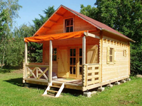 40 M2 Maison en bois Maison de luxe préfabriquée en bois avec chambres Cuisine pour vivre