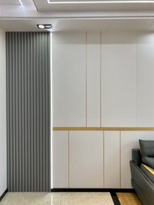 Panel de madera compuesto para sándwich de hormigón, decoración de diseño, impresión 3d de pvc, panel de pared de plástico, tablero de carbón decorativo - Product Image 4