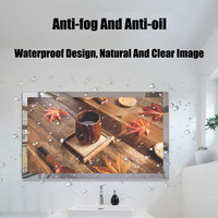 Tamaño personalizado 3D LED iluminado Smart Mirror TV Hospital/Hotel/Salón Impermeable HD Baño Espejo TV