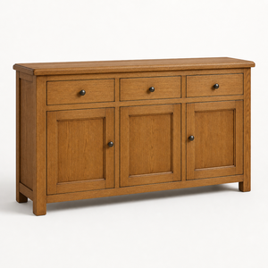 Contemporary Reclaimed Teak Wood Eco-Friendly Multi-functional Water Resistant Kitchen Buffet Display Cabinet Dining Room - Product Image 1