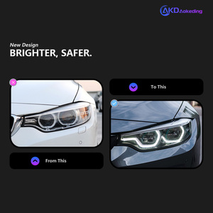 Estilo de Coche AKD para <span class=keywords><strong>BMW</strong></span> Serie 4 F32 M3 Faros Delanteros Estilo Láser de Repuesto con Luces Diurnas DRL Proyector de Faro Facelift - Product Image 2