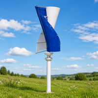 Nouvelle éolienne à axe vertical 5KW 220V avec générateur Maglev, faible régime, faible bruit, pour usage domestique