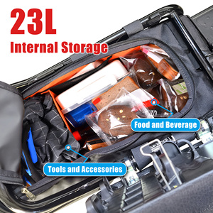 Bolsas de Asiento Trasero para Motocicleta, Bolsa de Almacenamiento de Carga Debajo del Asiento, Mochila Impermeable de Línea Naranja para Honda Ruckus Zoomer 2010-2021 - Product Image 6