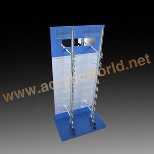 Acrylic Eyeglass Display Floor <b>Stand</b> Floor Standing Acrylic Sunglasses Display Rack - Product Image 4